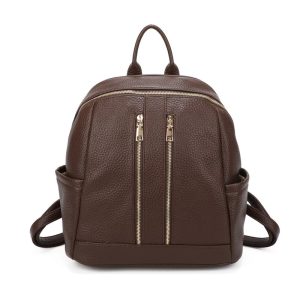 Mochila com dois fechos frontais